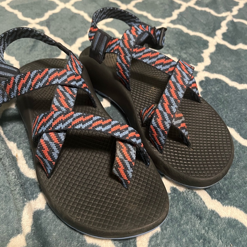 Chaco Women's Sandals - Black and Red Pattern